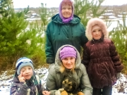 с правнуками